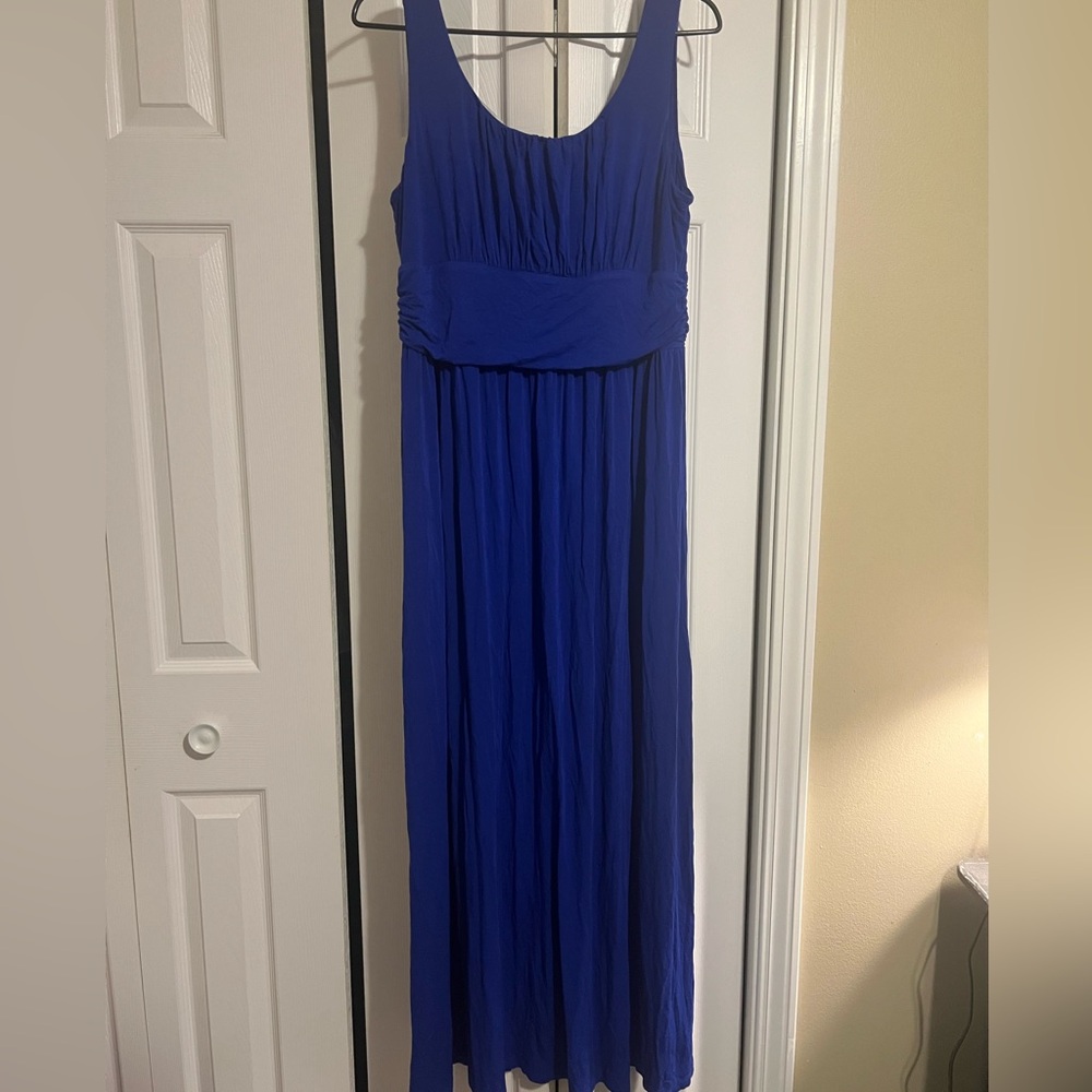 AB Studio Blue Maxi Dress